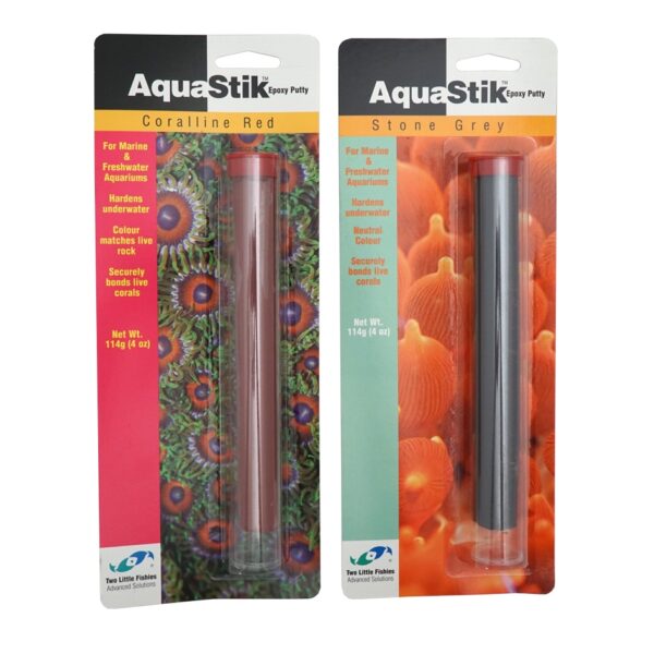 Display of Two AquaStik Epoxy Putty colors in a blister pack